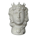 Testa di Moro in Ceramica Dipinta a Mano — Bianca