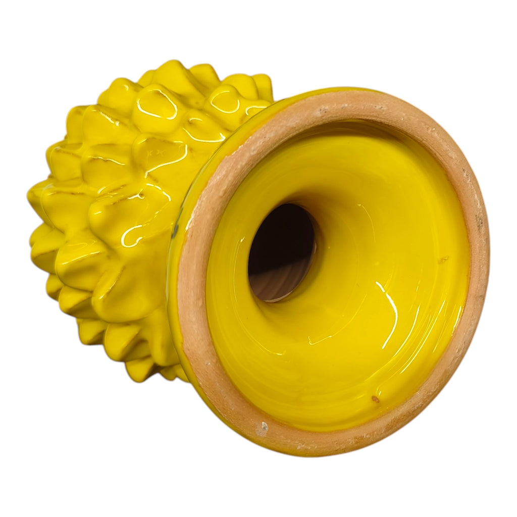 Pigna in Ceramica Dipinta a Mano — Gialla