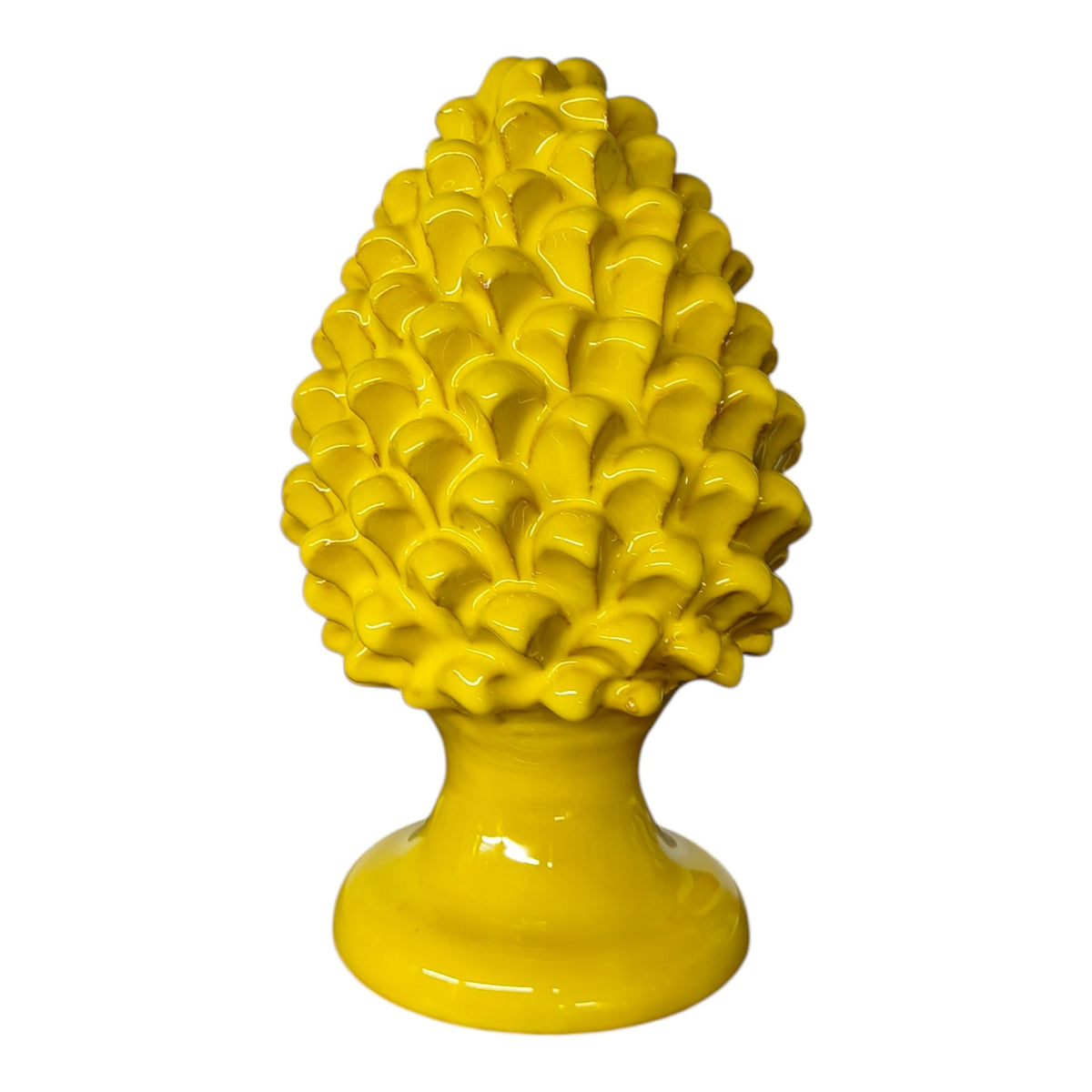 Pigna in Ceramica Dipinta a Mano — Gialla