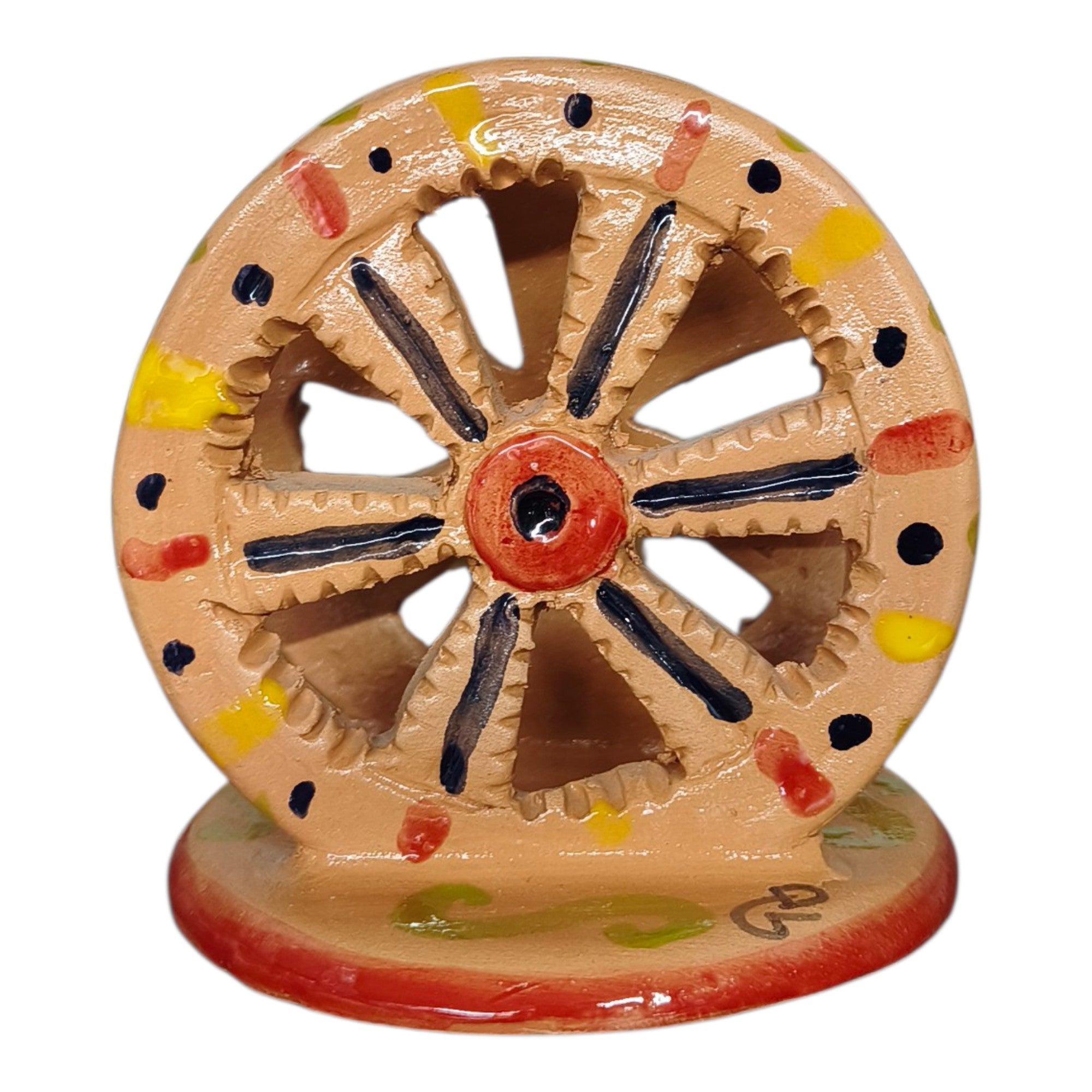 Portatovaglioli ruota in ceramica 2