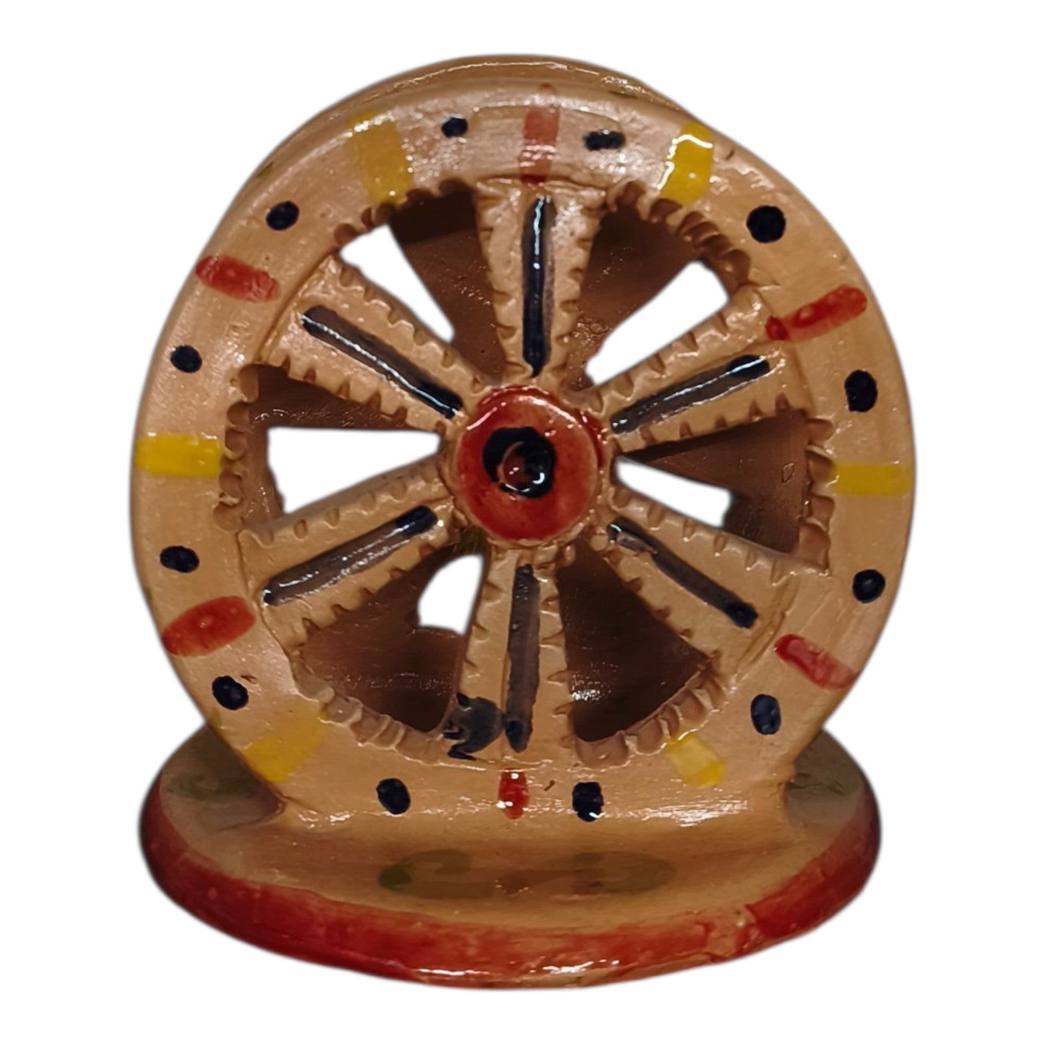 Portatovaglioli ruota in ceramica 2