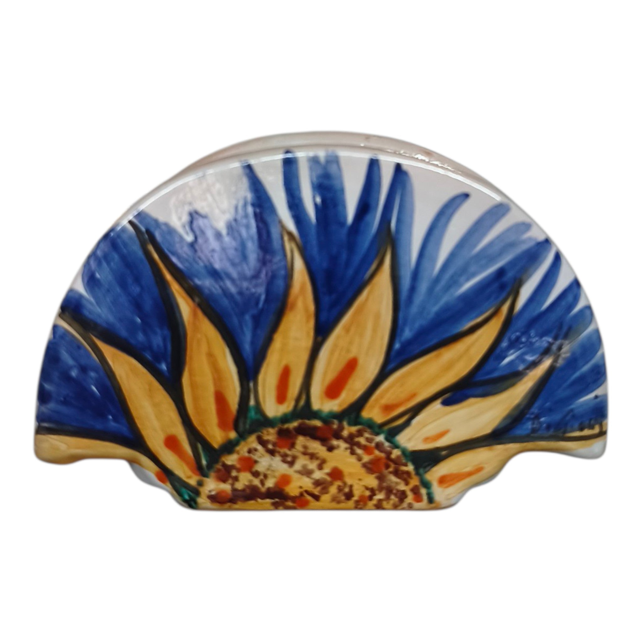 Portatovaglioli in Ceramica Dipinto a Mano cod1