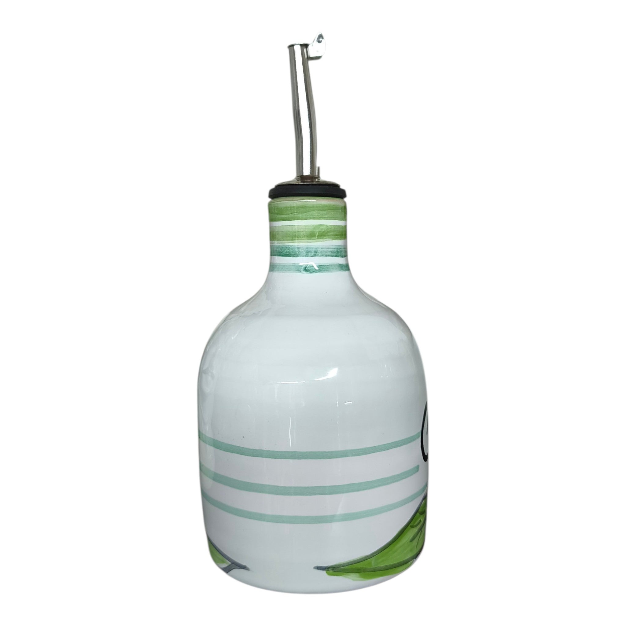 Oliera in Ceramica Dipinta a Mano