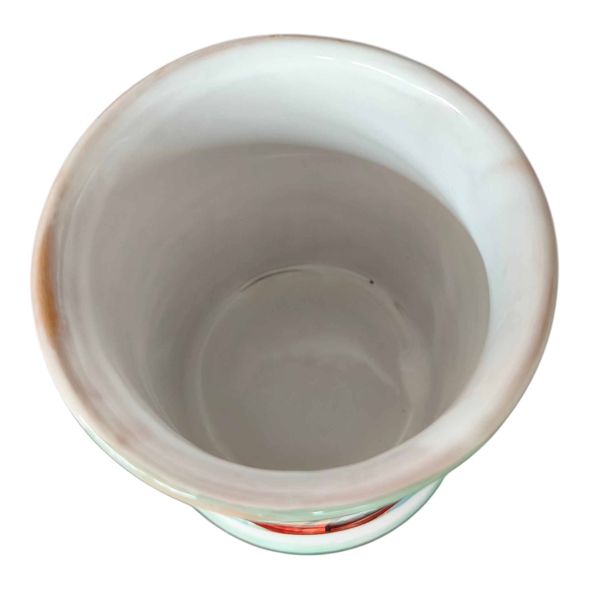 Barattolo Caffè in Ceramica con Ruota del Carretto Siciliano Dipinto a Mano