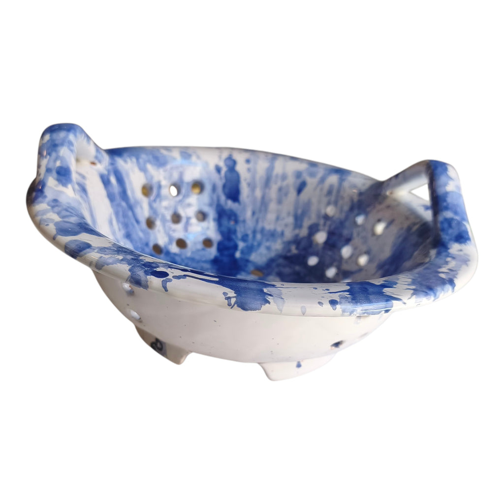 Scolapasta in Ceramica Dipinto a mano