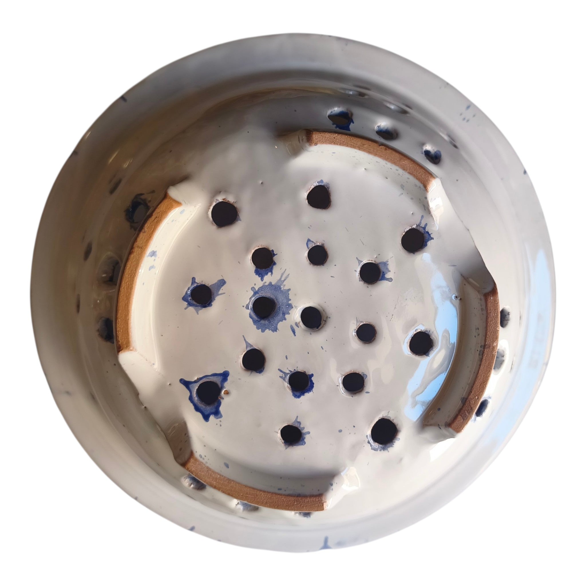 Scolapasta in Ceramica Dipinto a mano