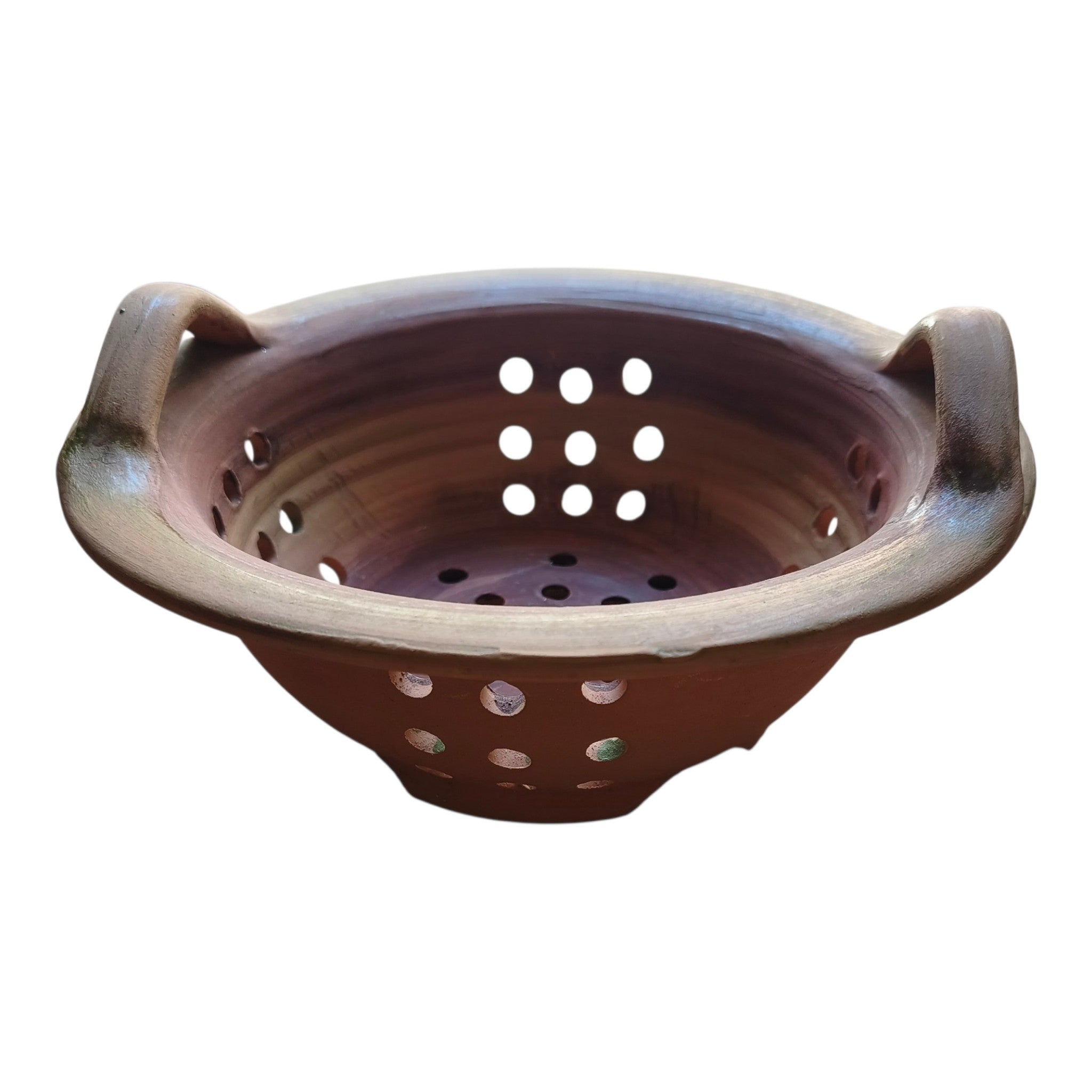 Scolapasta in ceramica dipinto a mano