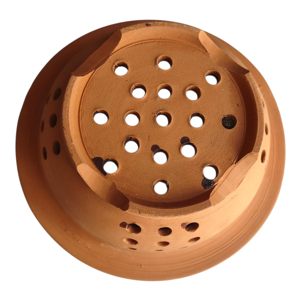 Scolapasta in ceramica dipinto a mano