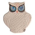 Poggiapentola Gufo in Ceramica Dipinto a Mano