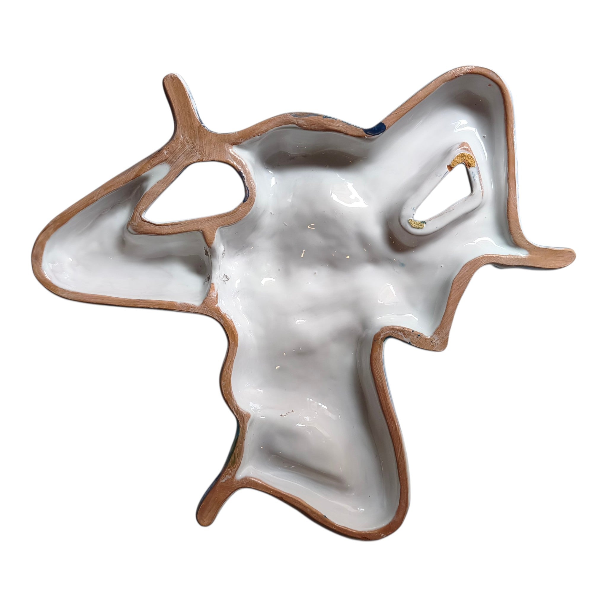 Trinacria in Ceramica Dipinta a Mano