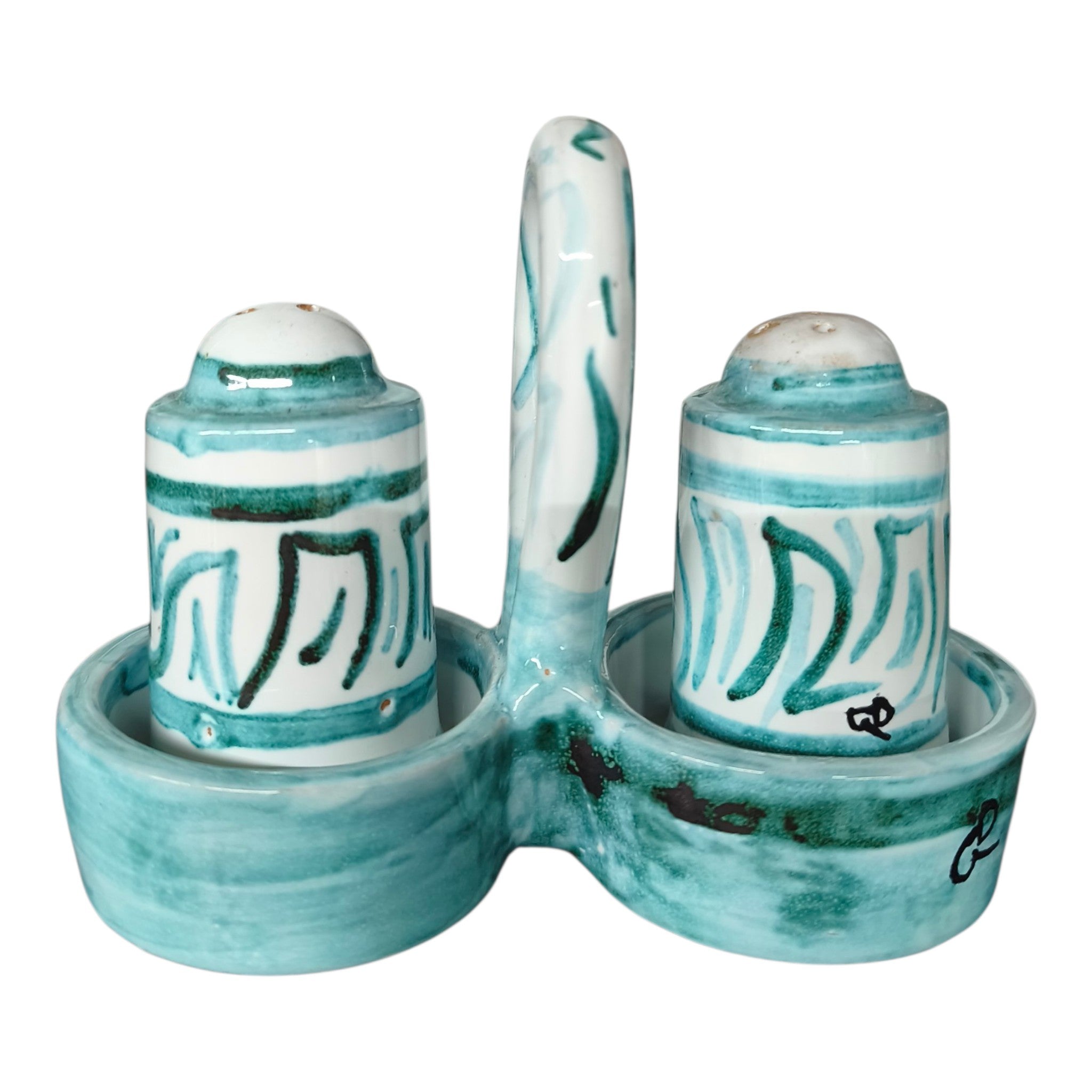 Sale e Pepe in Ceramica Dipinti a Mano