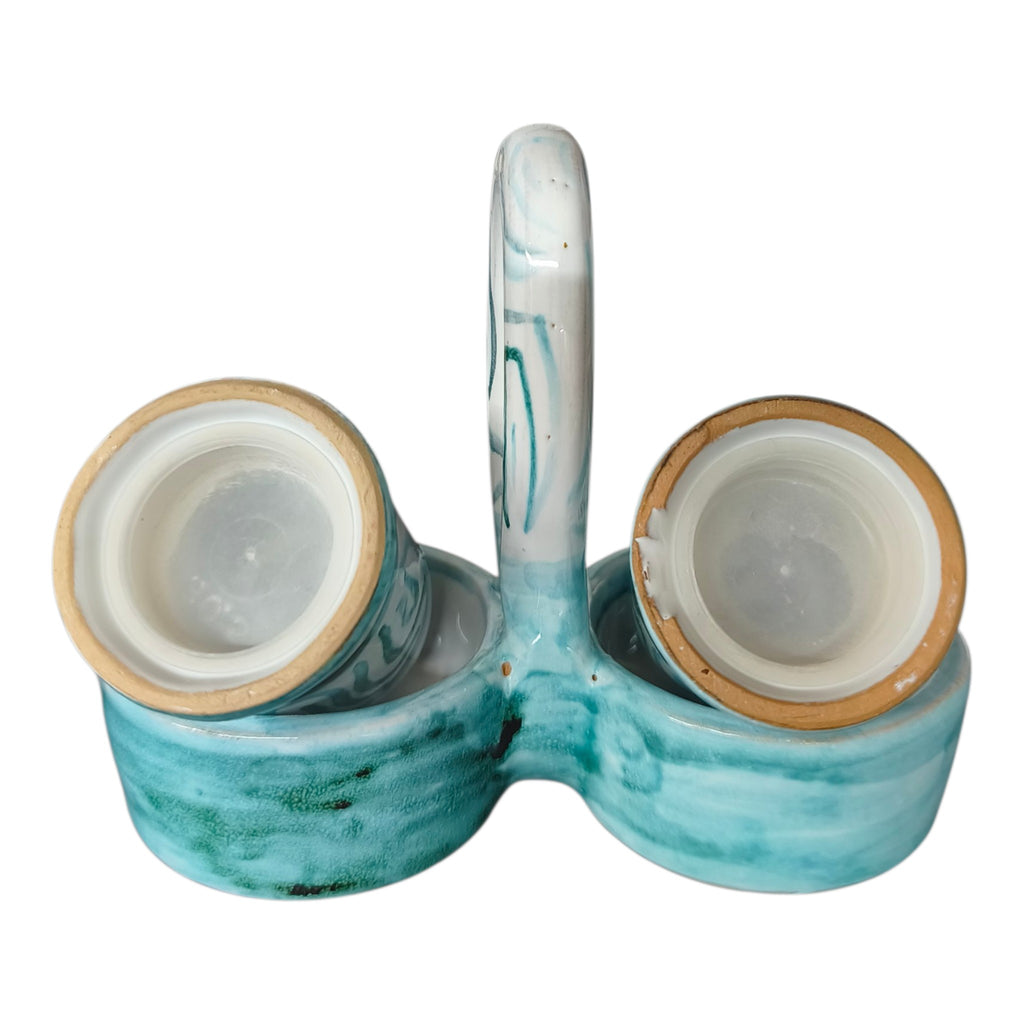 Sale e Pepe in Ceramica Dipinti a Mano