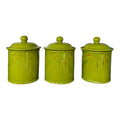 Barattolo in Ceramica Dipinto a Mano con Tappo Ermetico