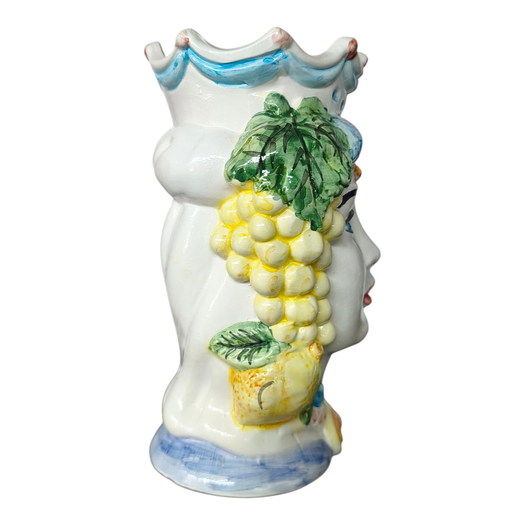 Testa di Moro in Ceramica Dipinta a Mano — Singola