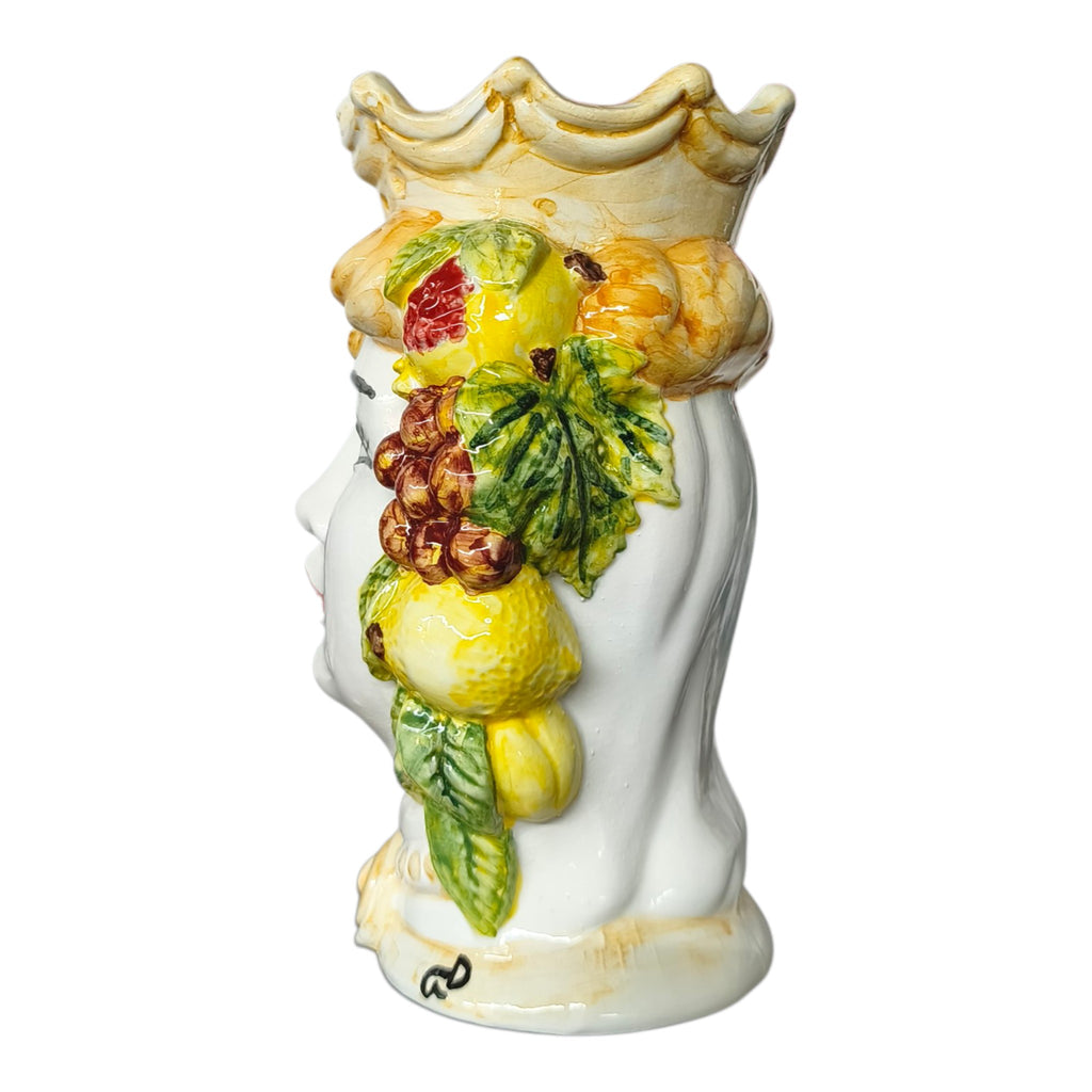 Testa di Moro in Ceramica Dipinta a Mano — Singola