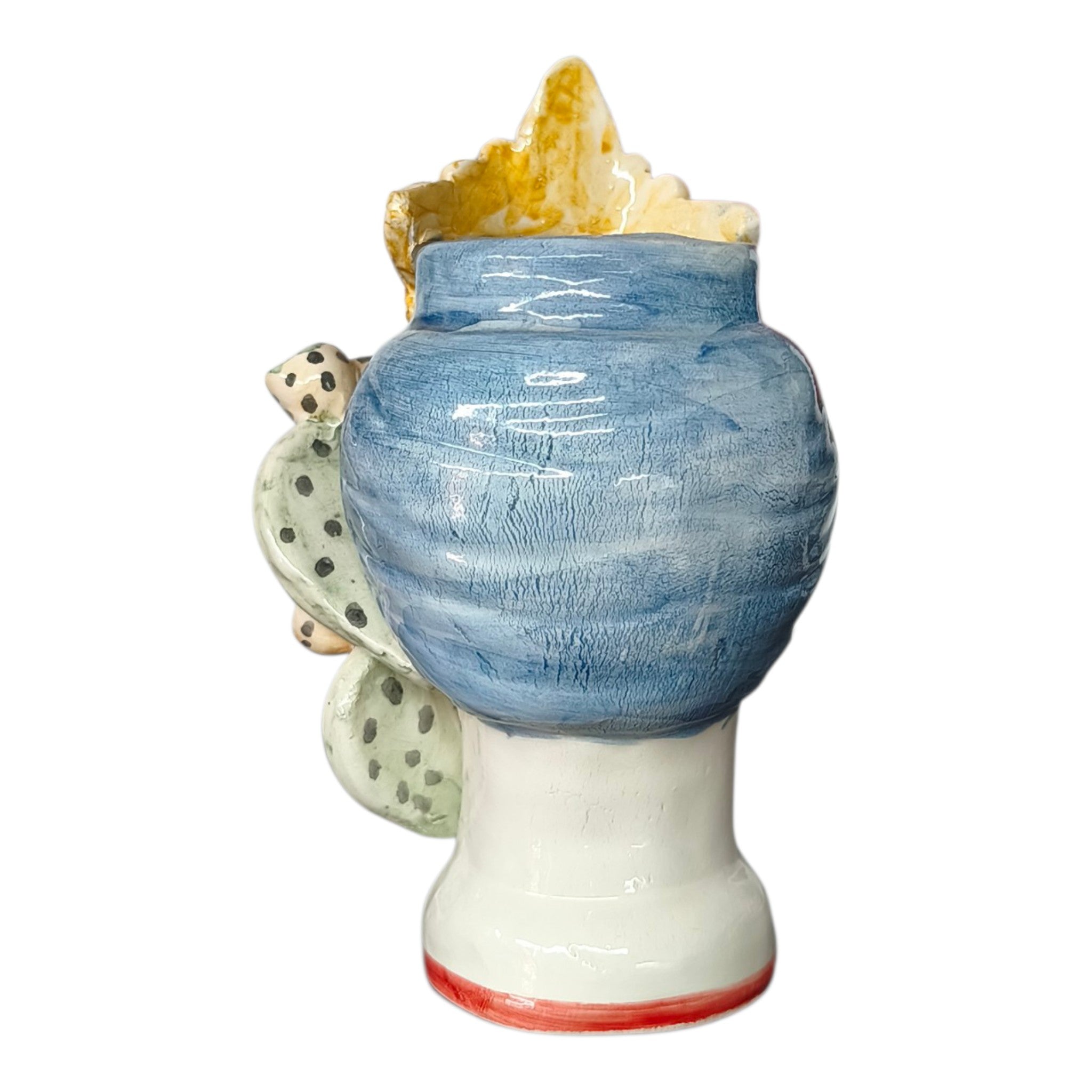 Testa di Moro in Ceramica Dipinta a Mano — Singola