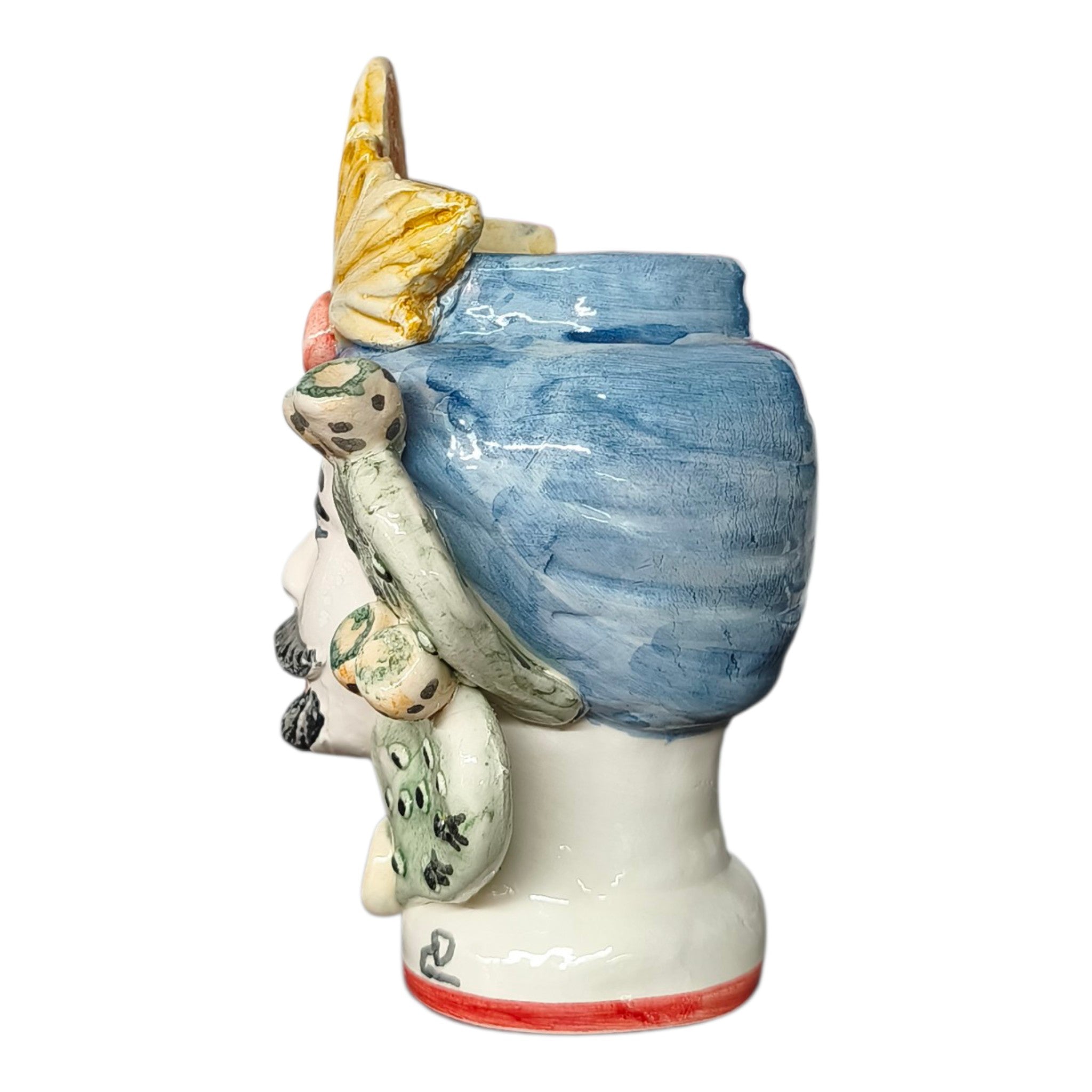Testa di Moro in Ceramica Dipinta a Mano — Singola