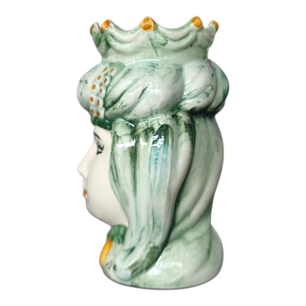 Testa di Moro in Ceramica Dipinta a Mano