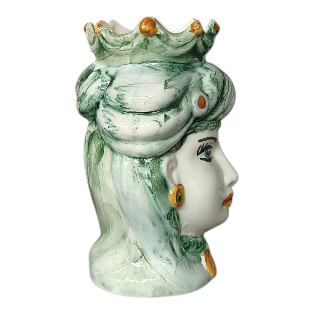Testa di Moro in Ceramica Dipinta a Mano