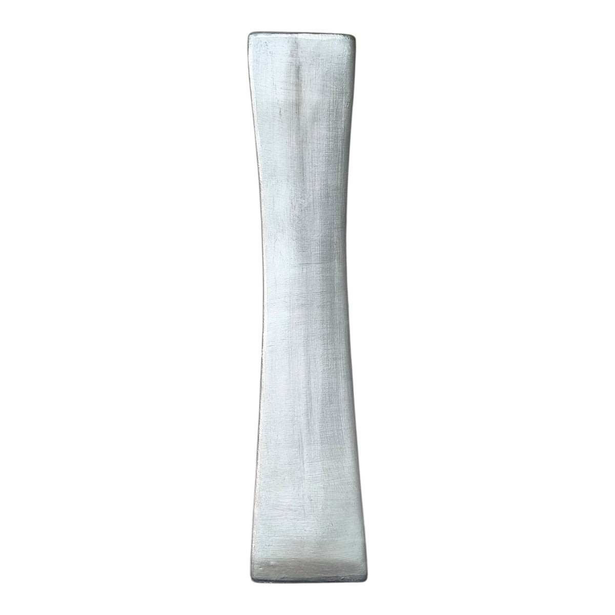 Vaso in Ceramica Dipinta a Mano – Colore Argento Opaco