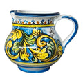 Brocca Decorata da Mezzo Litro in Ceramica Dipinta a Mano