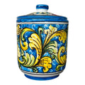 Barattolo in Ceramica Dipinto a Mano con Coperchio