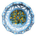 Centrotavola in Ceramica Dipinto a Mano Intagliato