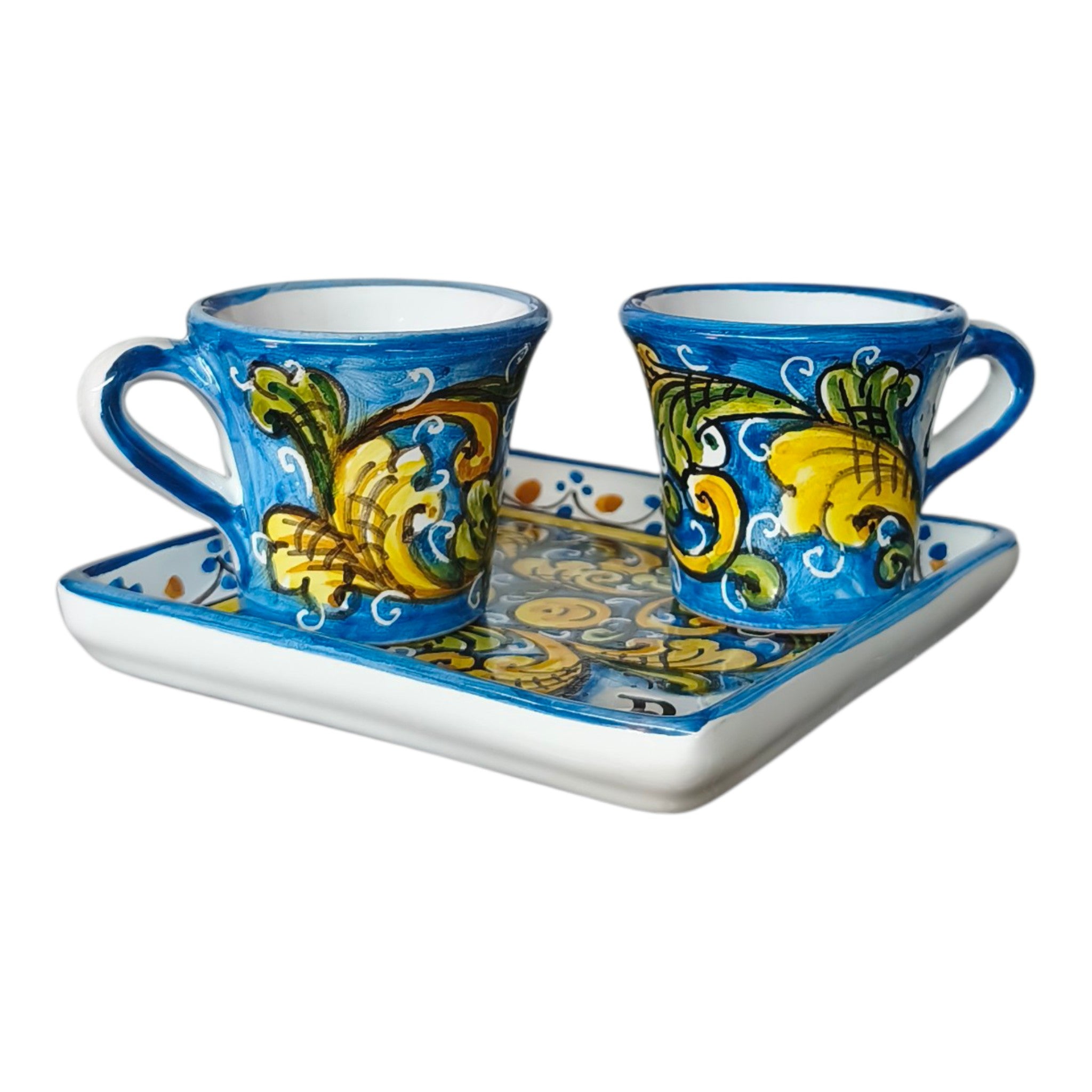 Tazza da Caffè in Ceramica Dipinta a Mano