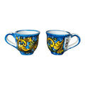 Tazze da Caffè in Ceramica Dipinta a Mano