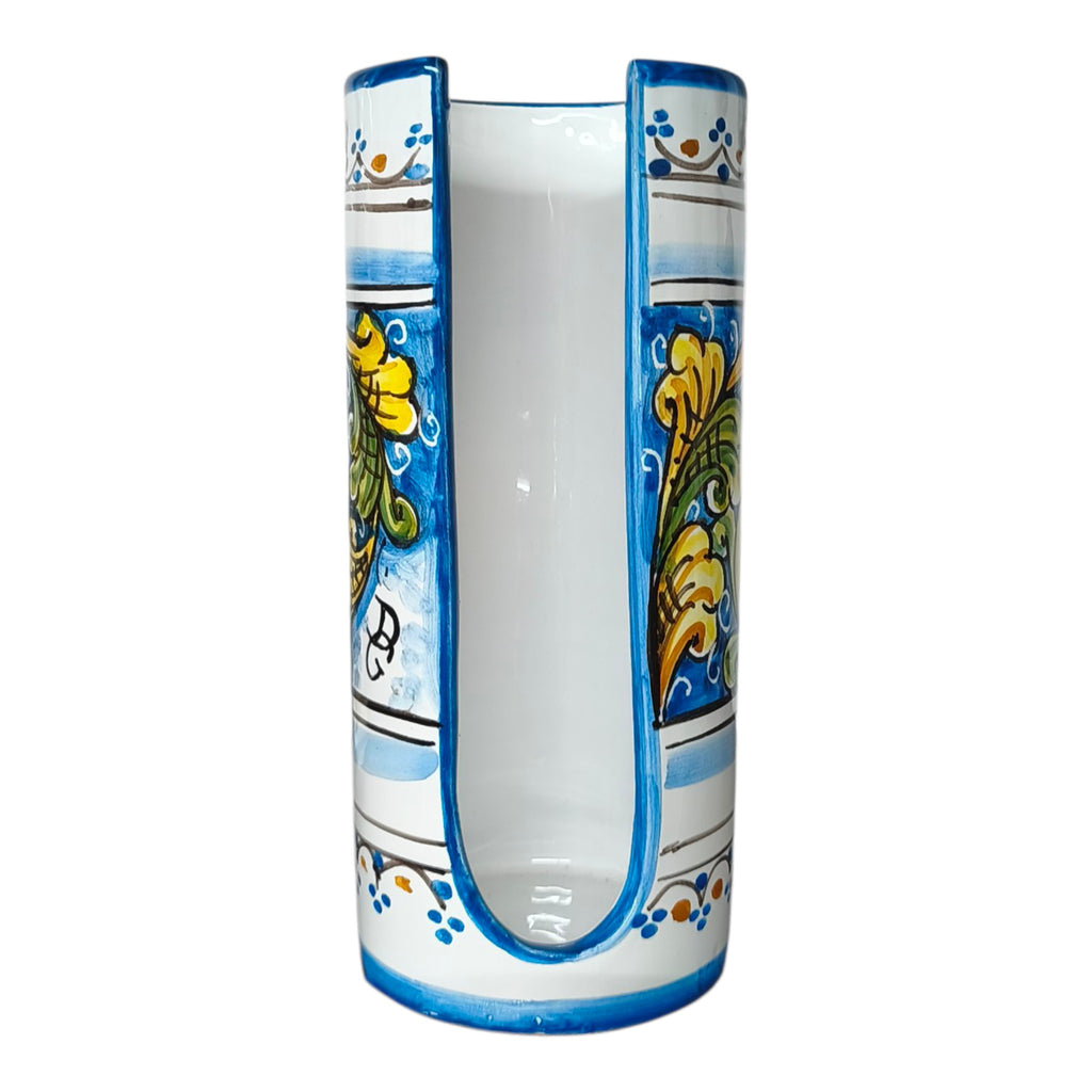 Portabicchieri in Ceramica Dipinto a Mano