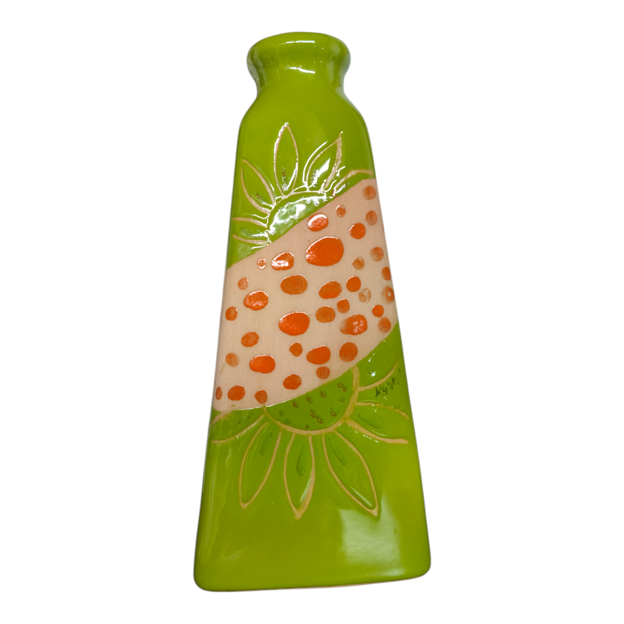 Vaso in Ceramica Dipinta a Mano, Lavorazione Artigianale