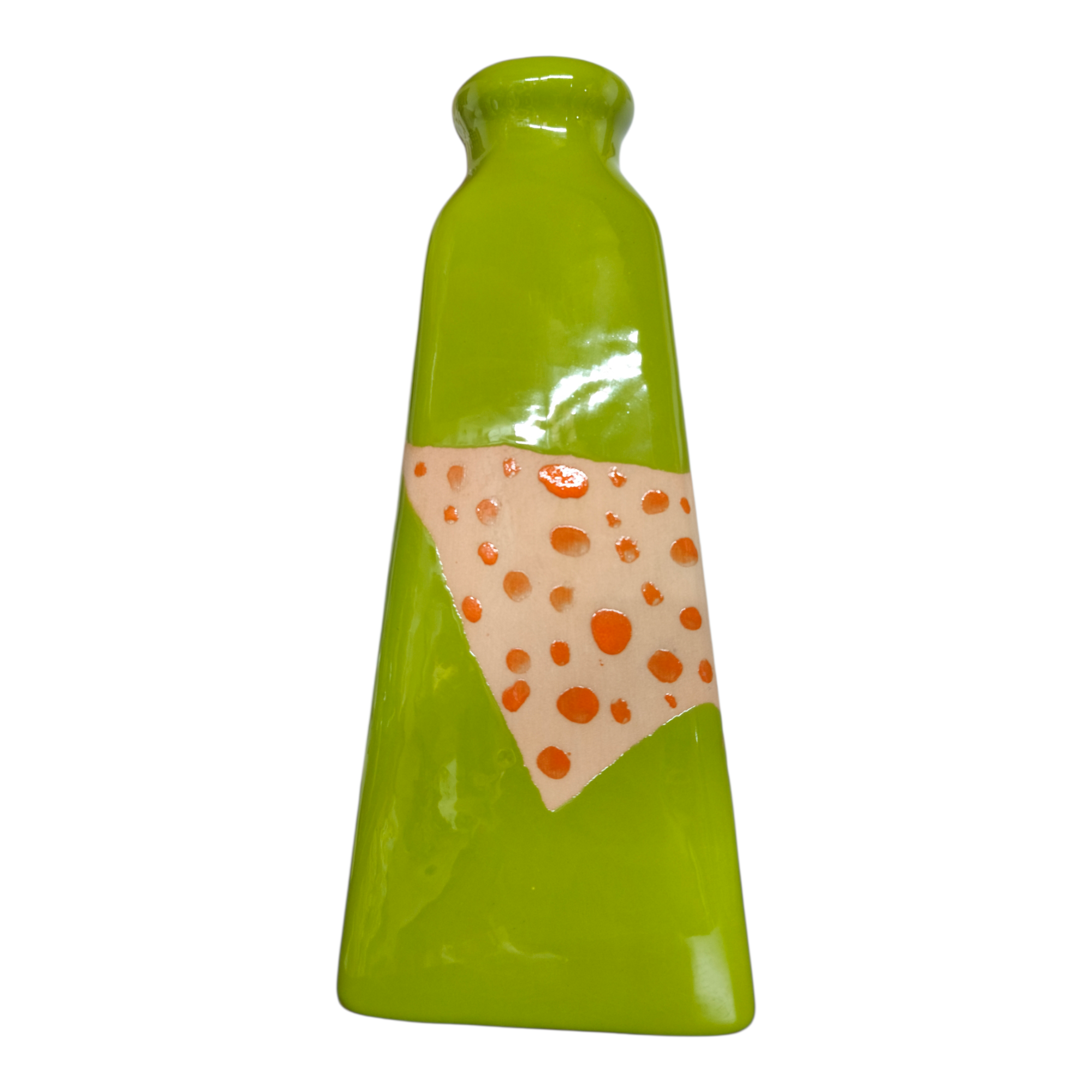 Vaso in Ceramica Dipinta a Mano, Lavorazione Artigianale