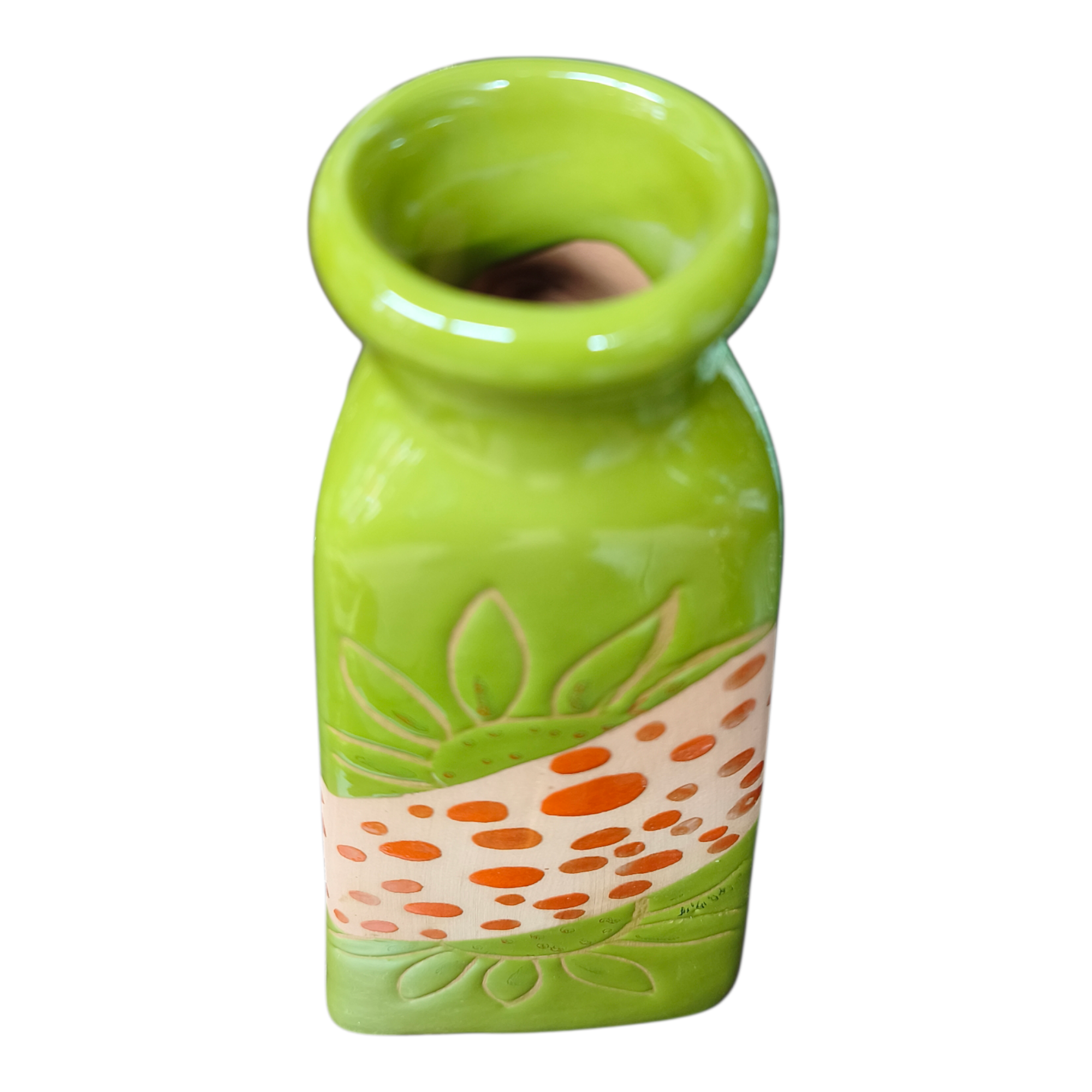 Vaso in Ceramica Dipinta a Mano, Lavorazione Artigianale